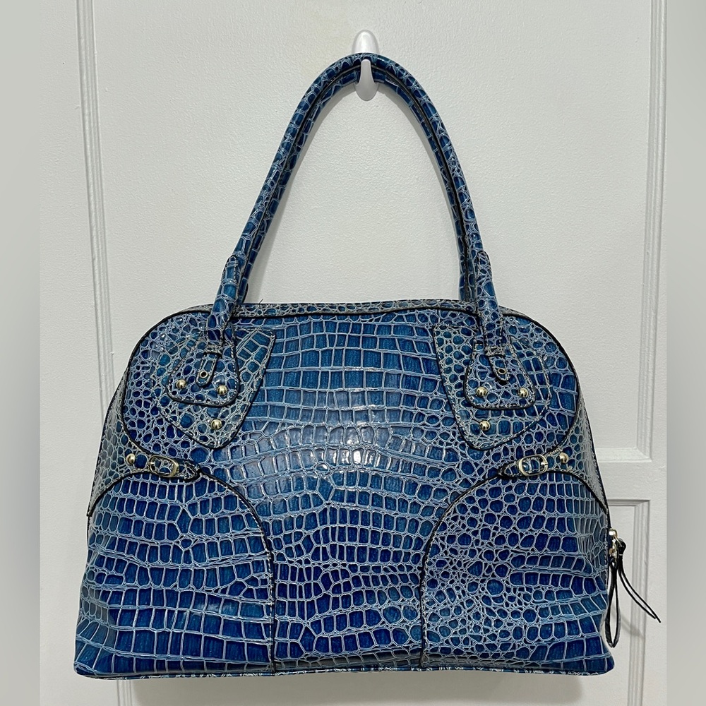 Blue Berry Ultimate Work Tote Bag By Apostrophe